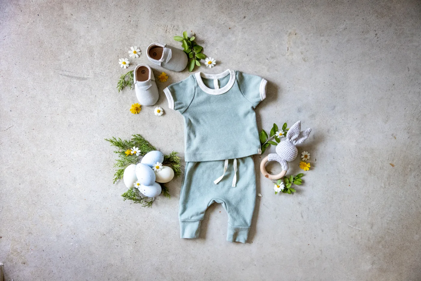 Organic Cotton Romper Set