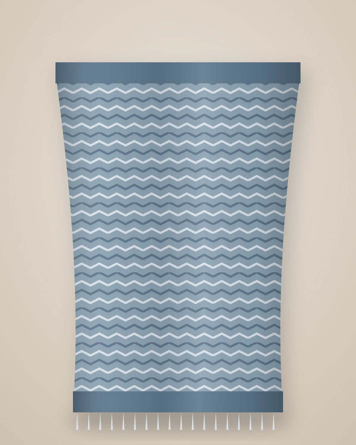 Dal Lake Blue Stole, closer view