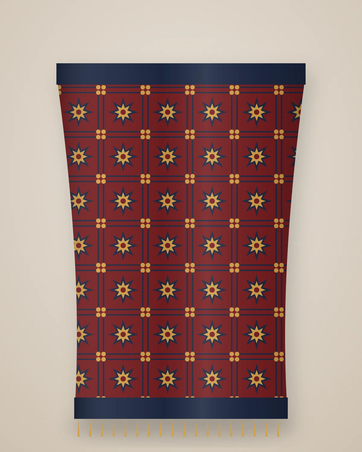 Kani Weave Jamawar Stole, closer view