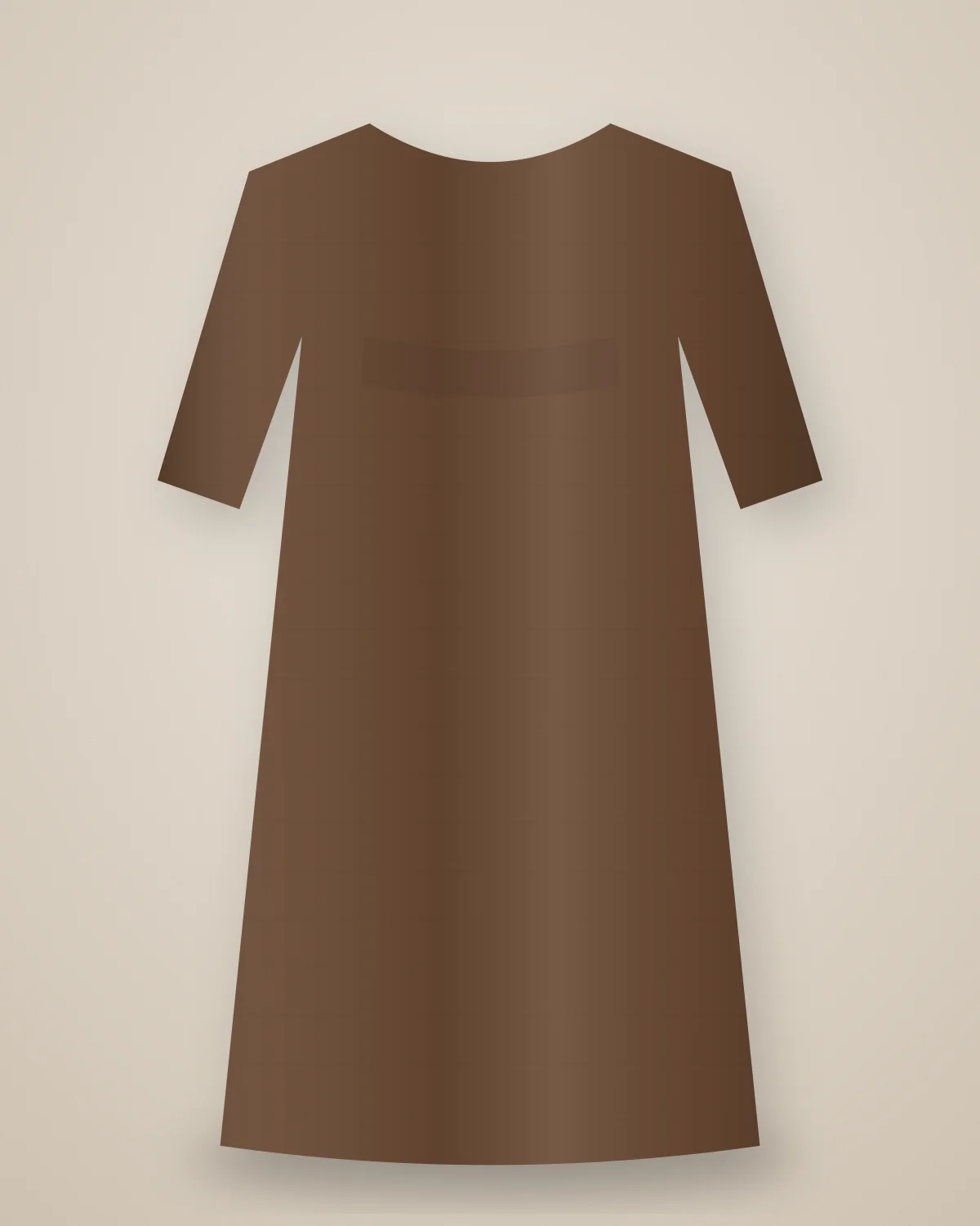 Walnut Wool Pheran, closer view