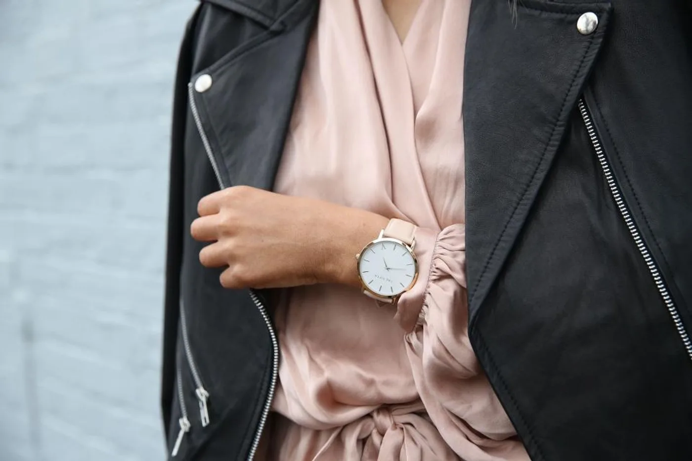 Blush Leather Ladies Watch
