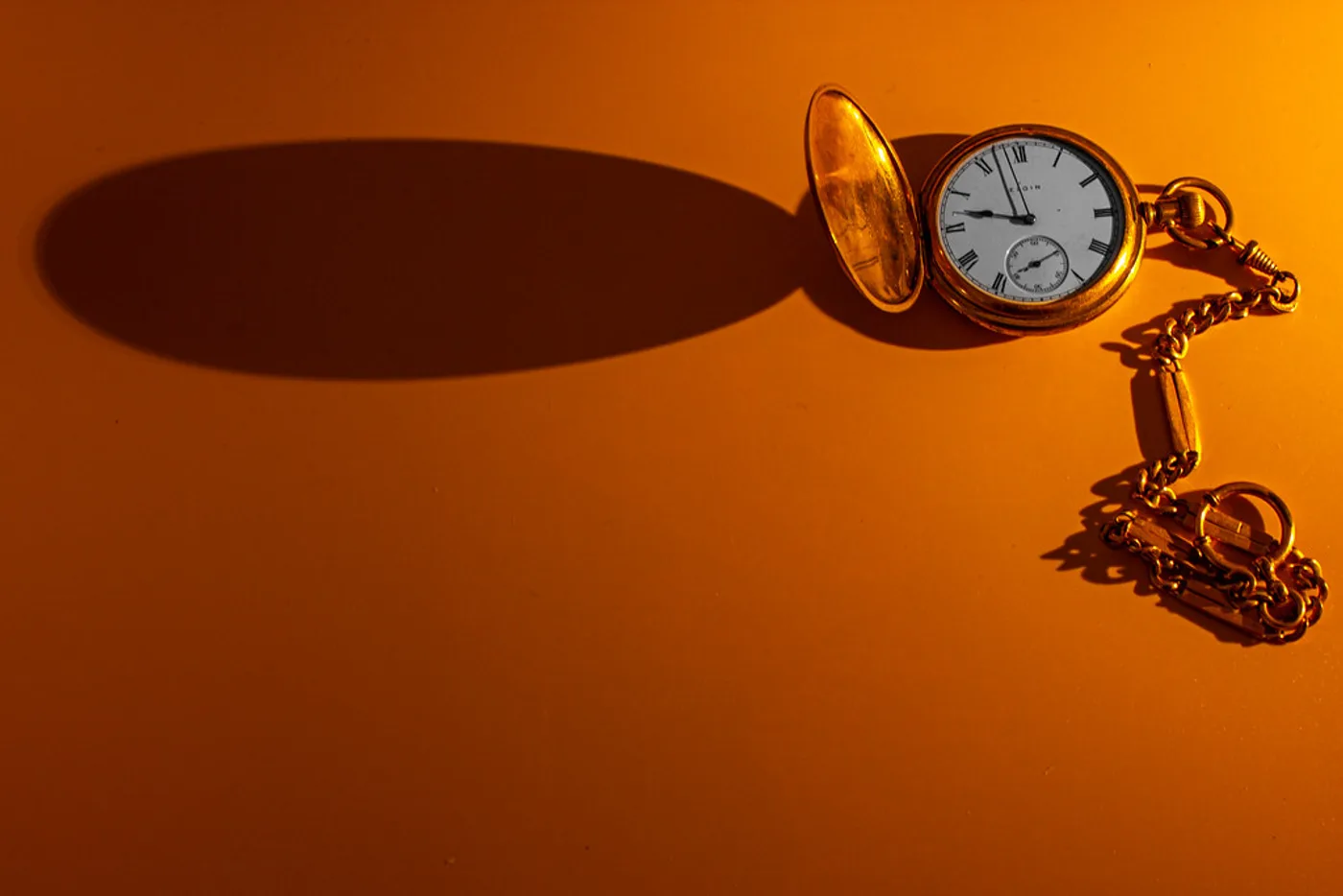 Gold Hunter Pocket Watch