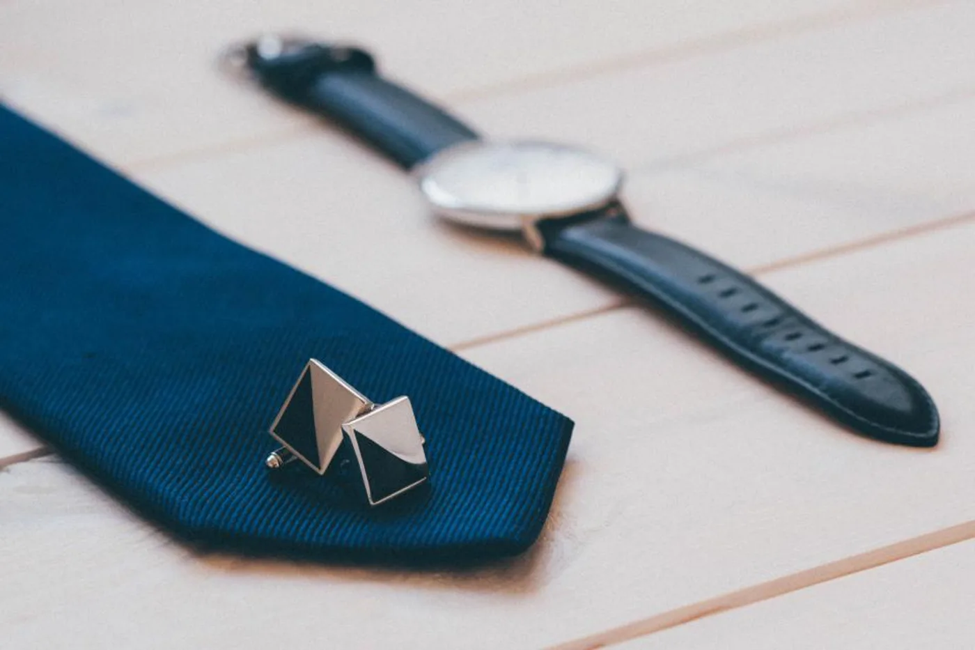 Pyramid Steel Cufflinks