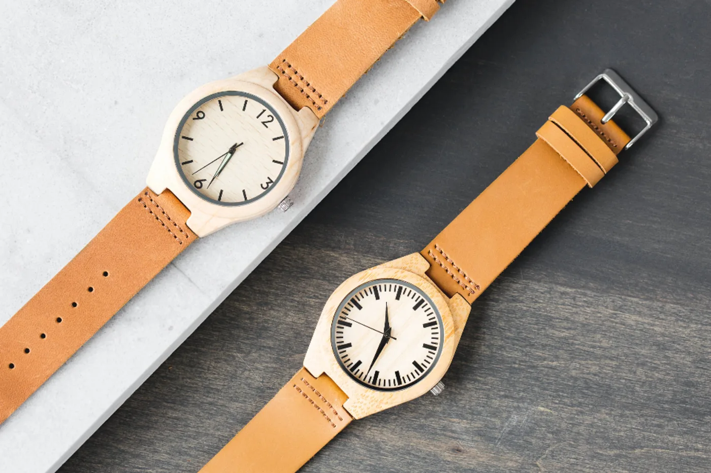 Teakwood Analogue Watch