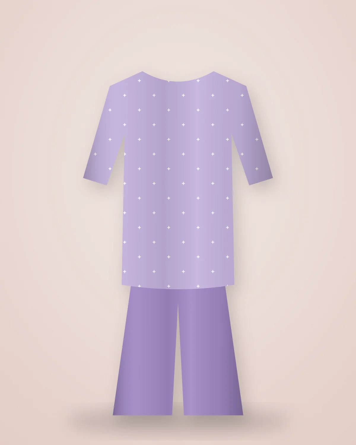 Lavender Wedding Guest Set: Organza set with scattered sequins