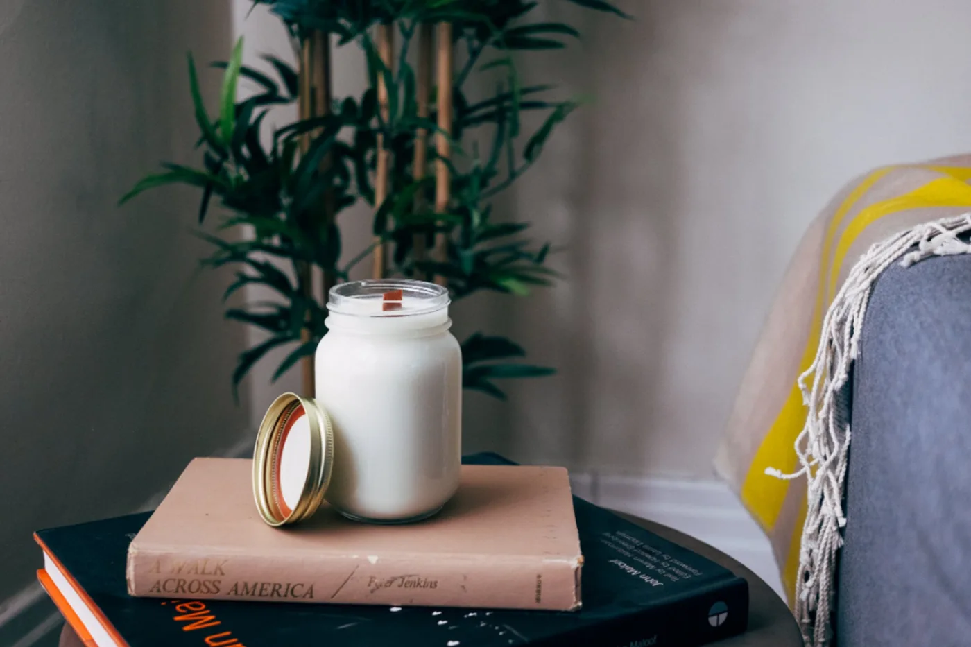 Vetiver Soy Wax Candle, another view