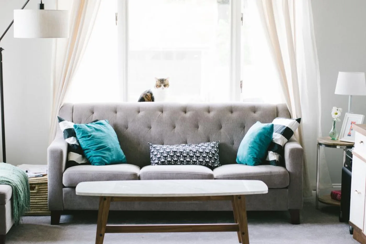 Aaram Three-Seater Sofa