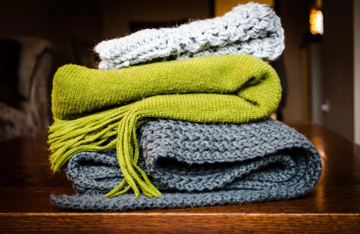Bunai Knitted Cotton Throw