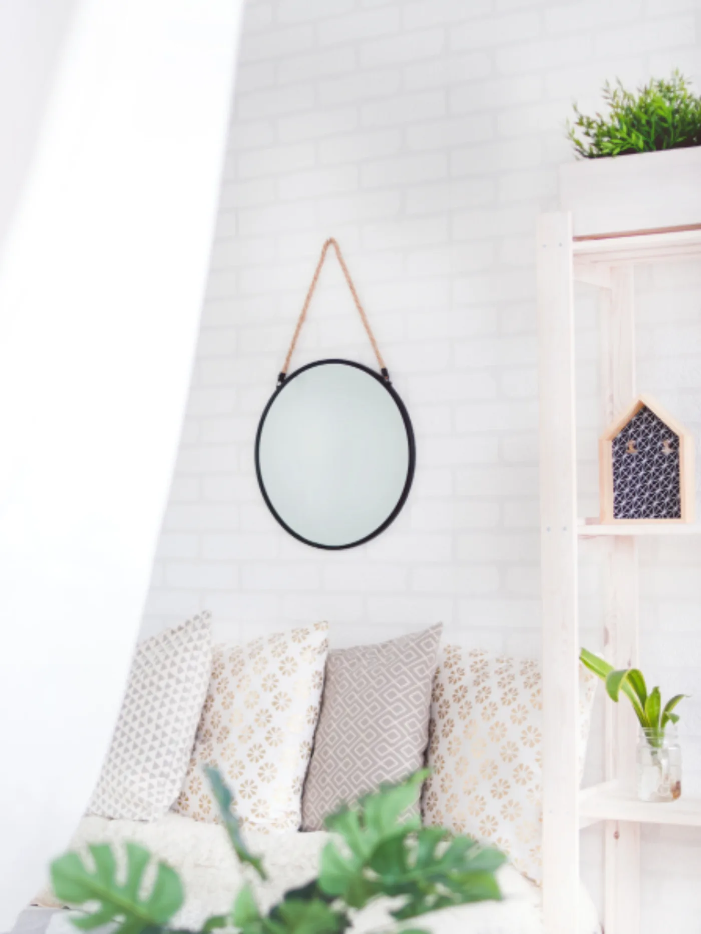 Chakra Round Wall Mirror