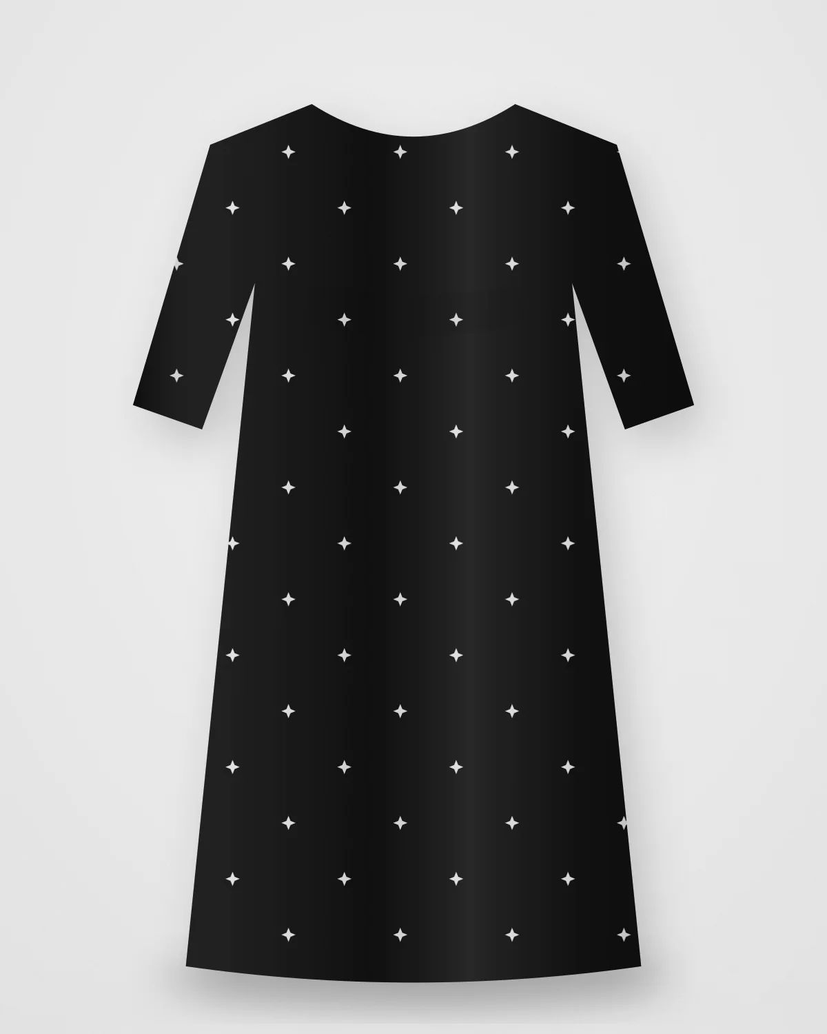 Black Mirror Kurta, closer view