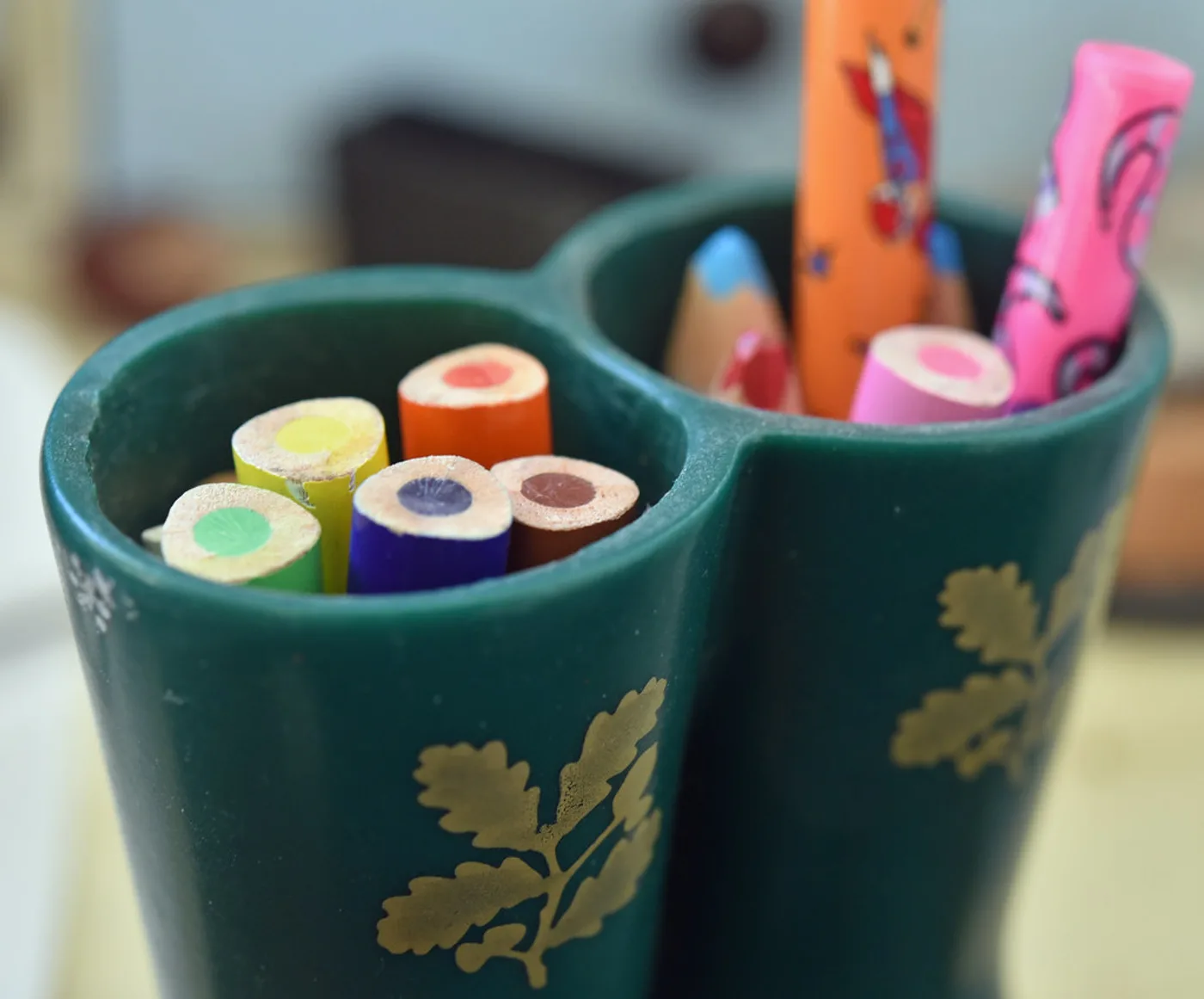 Glazed Ceramic Pencil Cup