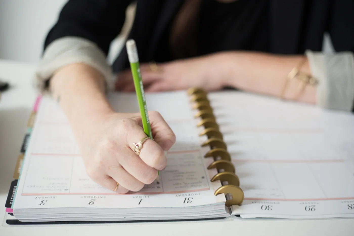 Undated Weekly Planner