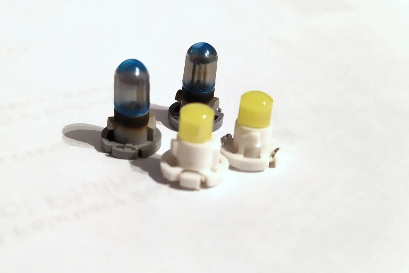 Twist-Lock Dashboard LED Bulbs (Set of 4)