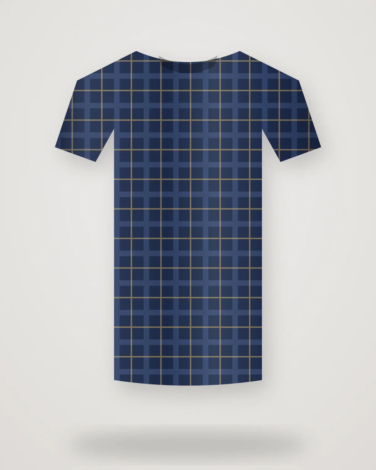 Navy Printed Tunic, closer view