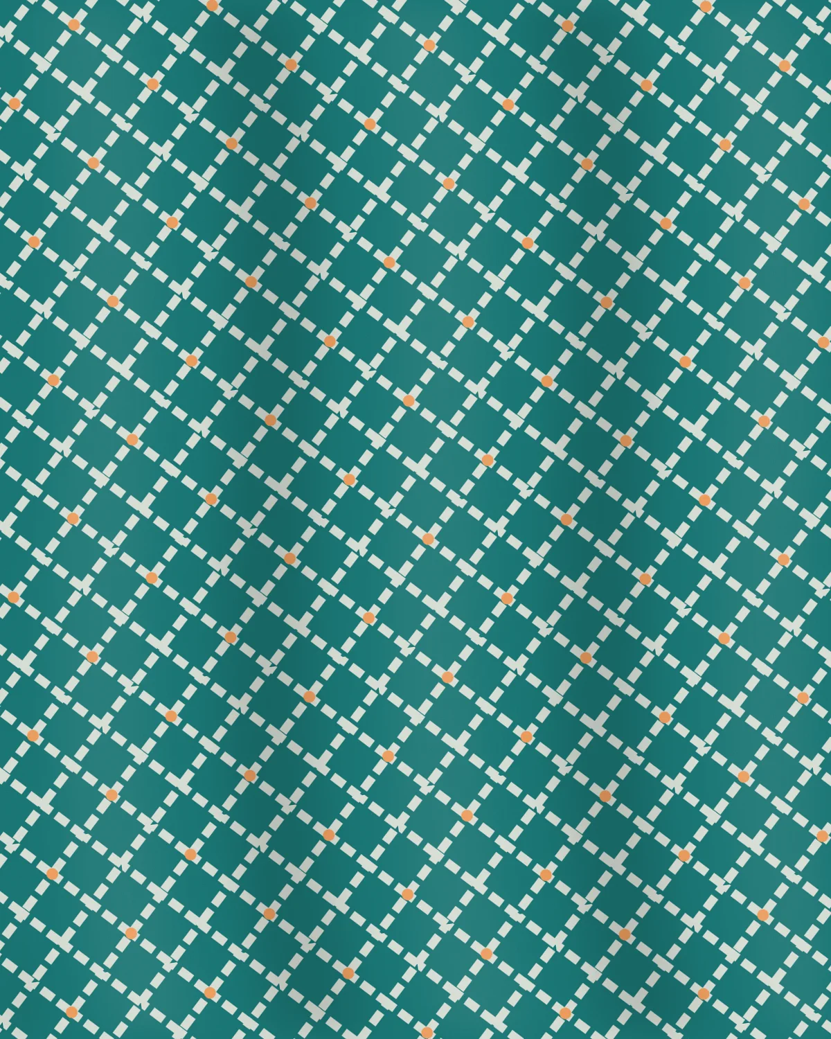 Fabric detail of the Teal Ikat Palazzo Set