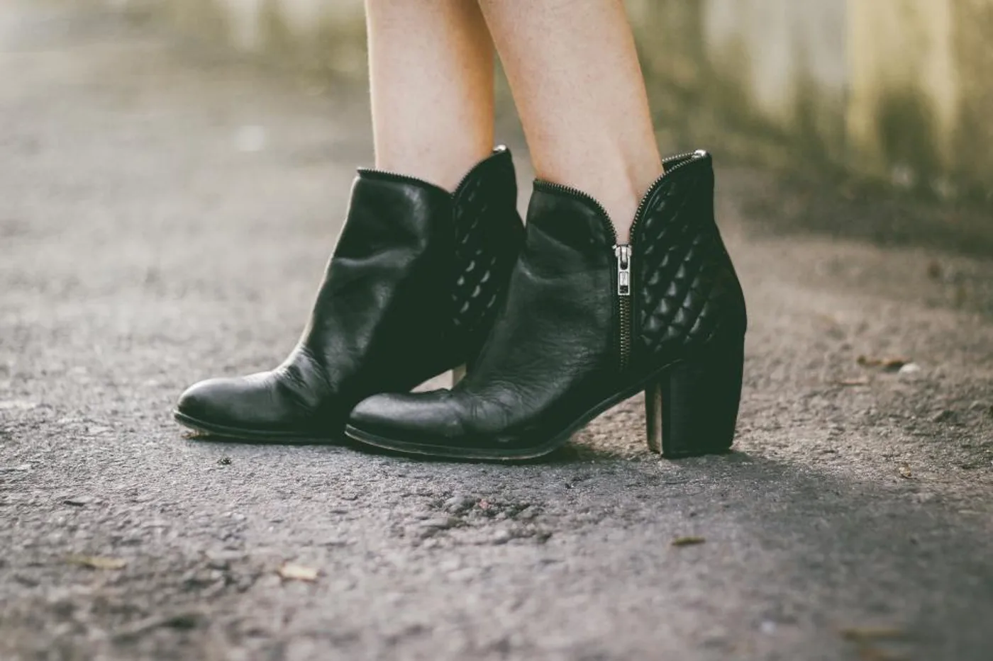 Block-Heel Ankle Boot