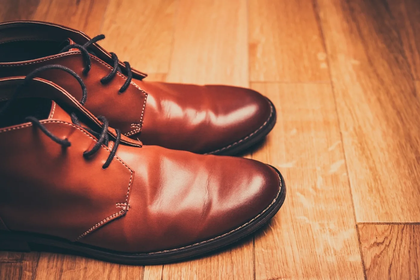 Burnished Leather Chukka Boot