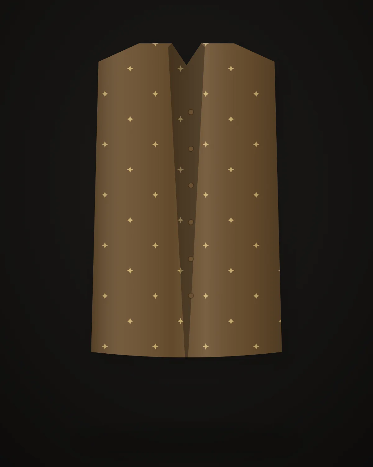 Brocade Bandhgala Jacket — Bronze, closer view