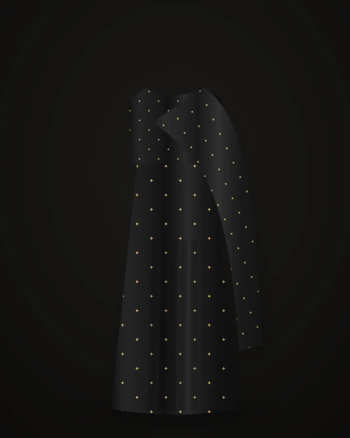 Kadhwa Banarasi Saree — Noir: Noir katan silk with kadhwa gold