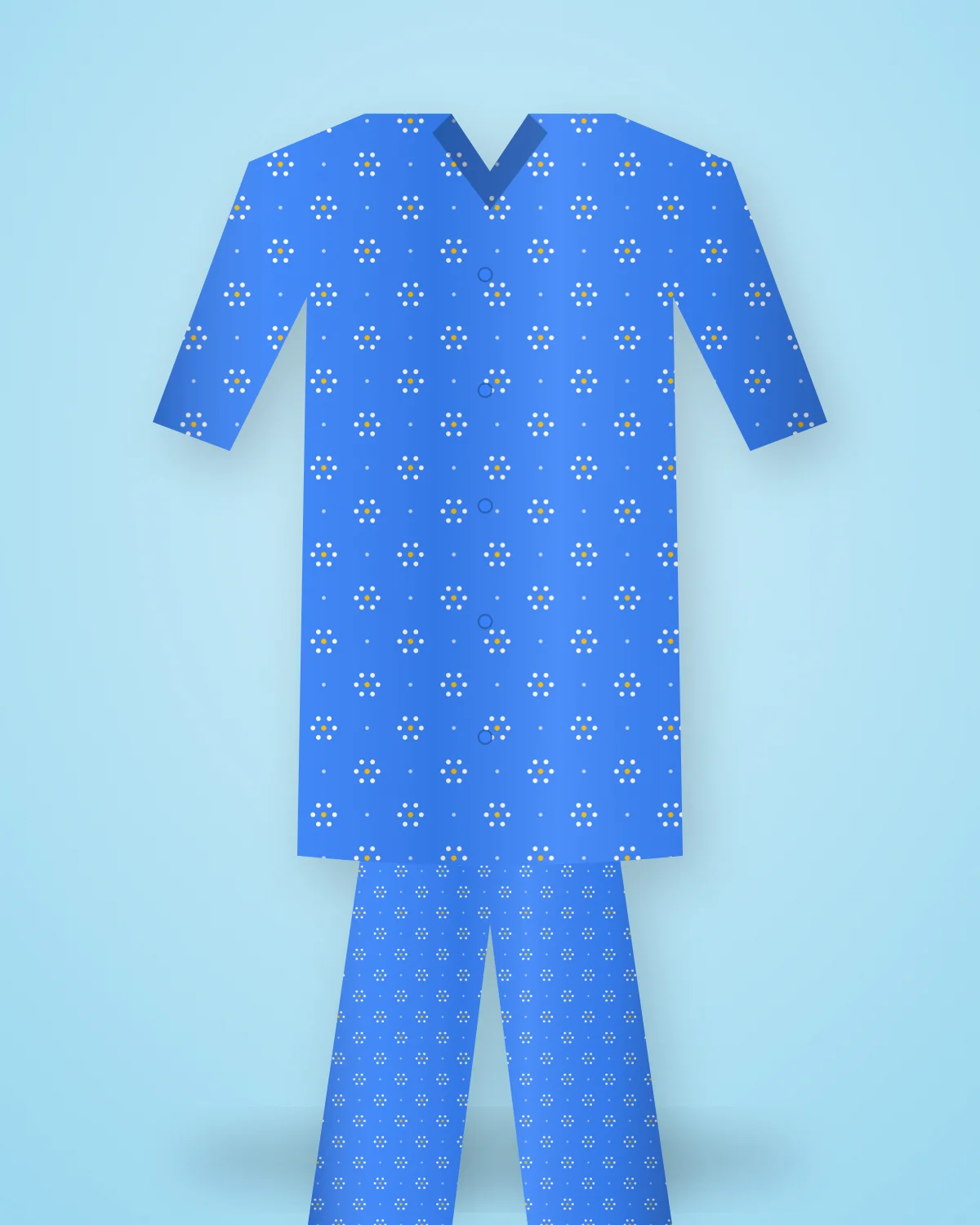 Bandhani Co-ord Shorts Set, closer view