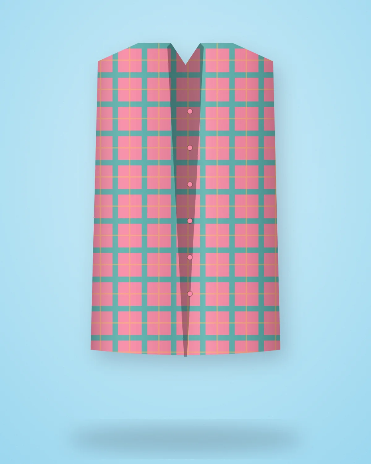 Checkmate Resort Shirt, closer view