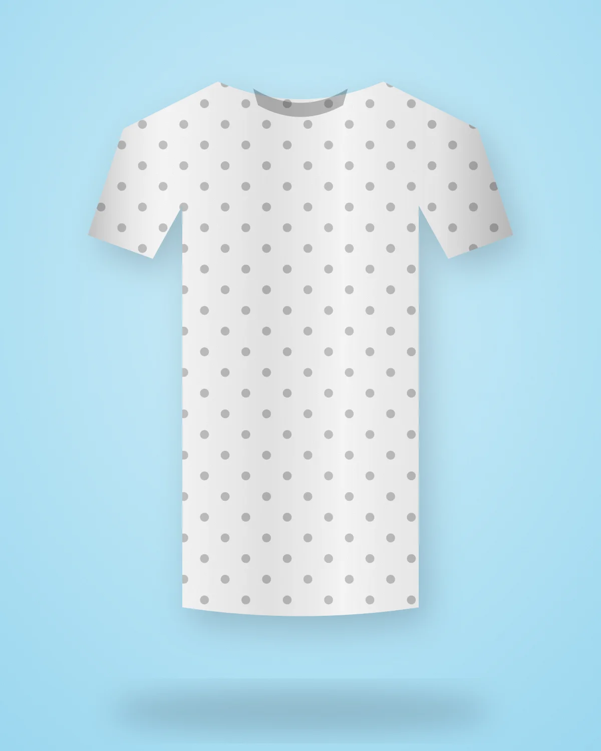 Mirror Work Crop Tee, closer view
