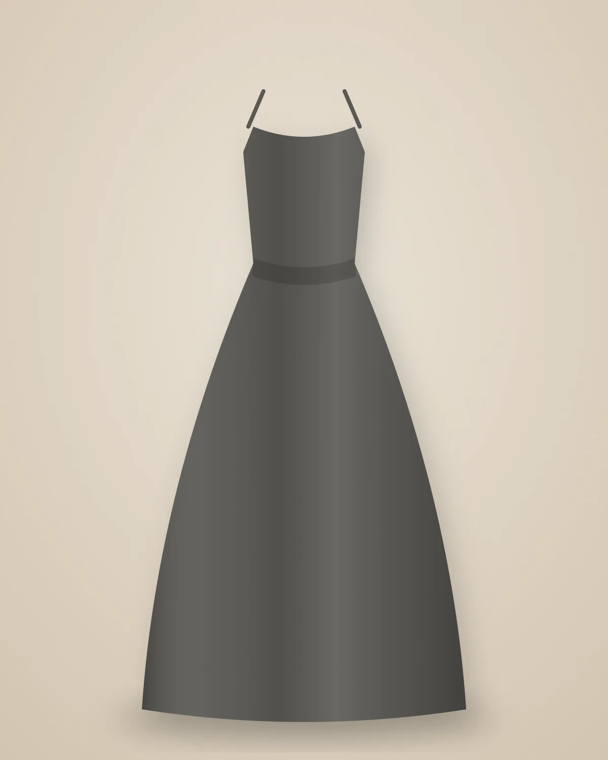 Iron Grey Khadi Dress: Iron-rust grey khadi midi