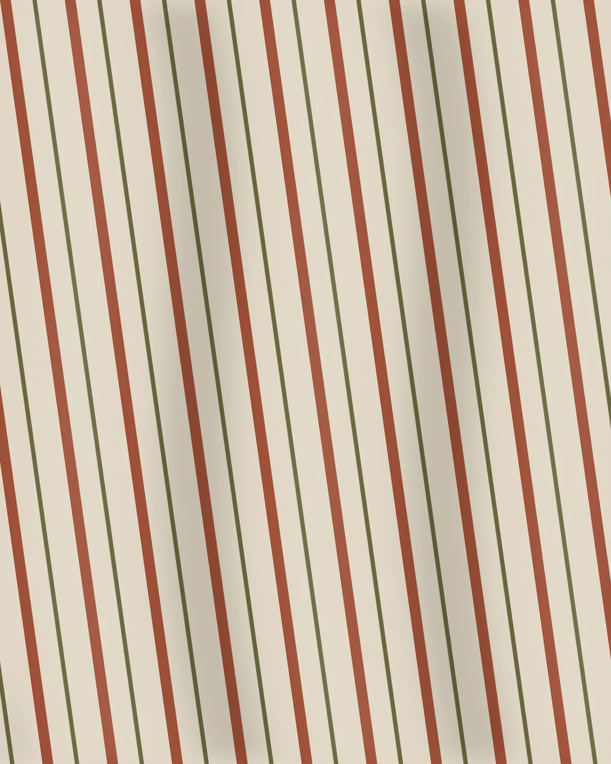 Fabric detail of the Terracotta Stripe Kurta