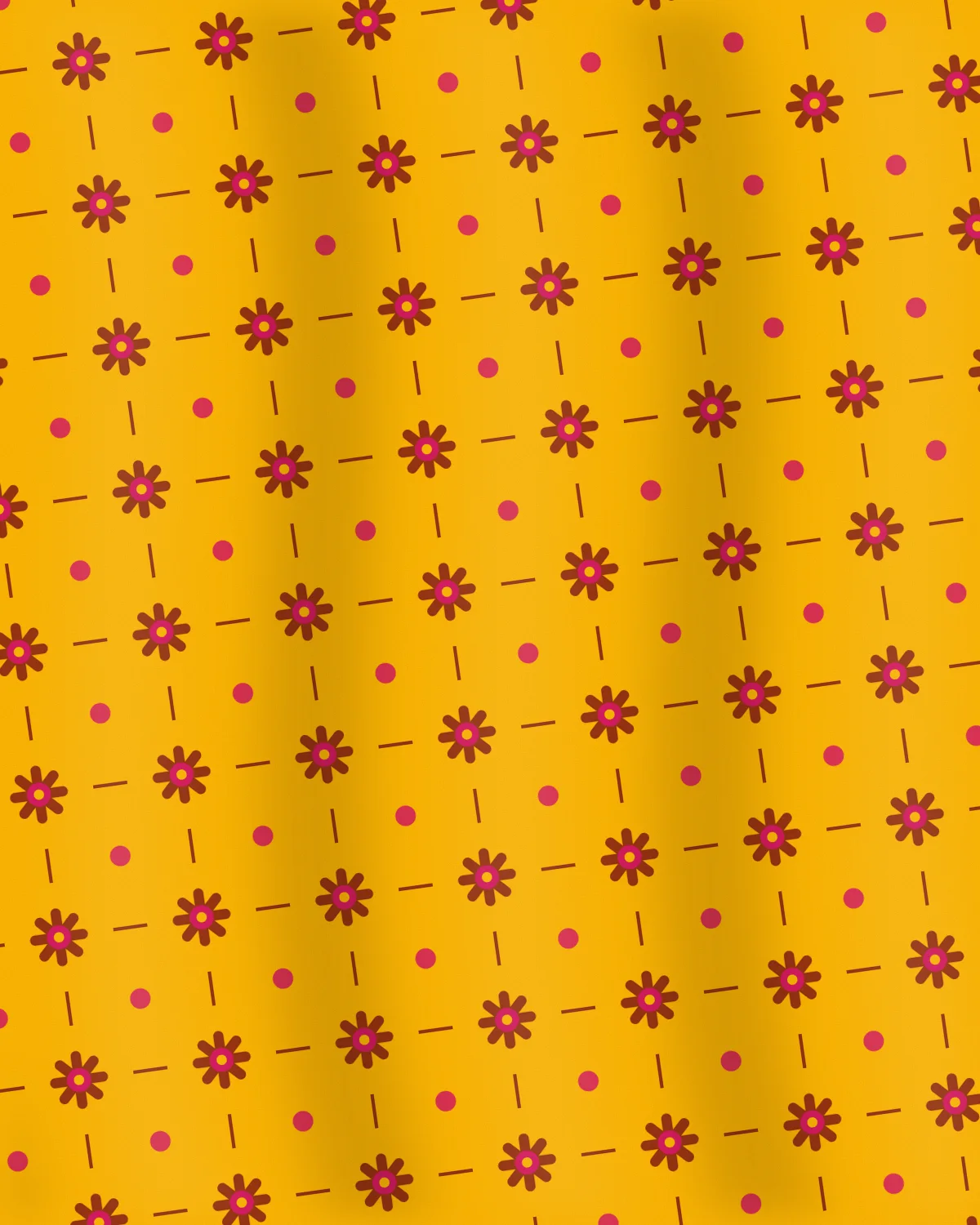 Fabric detail of the Marigold Bagh Kurta Set