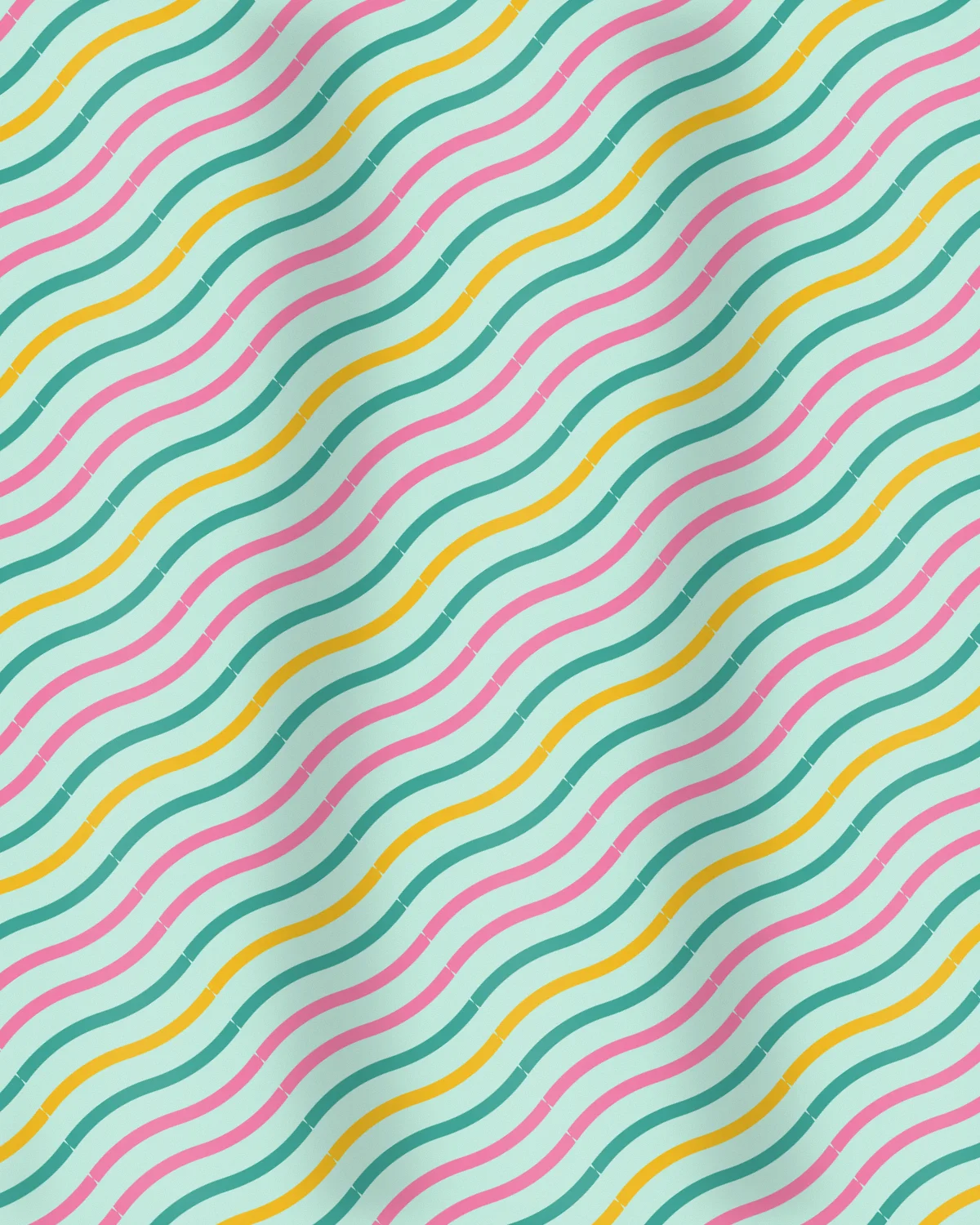 Fabric detail of the Mint Leheriya Tiered Dress